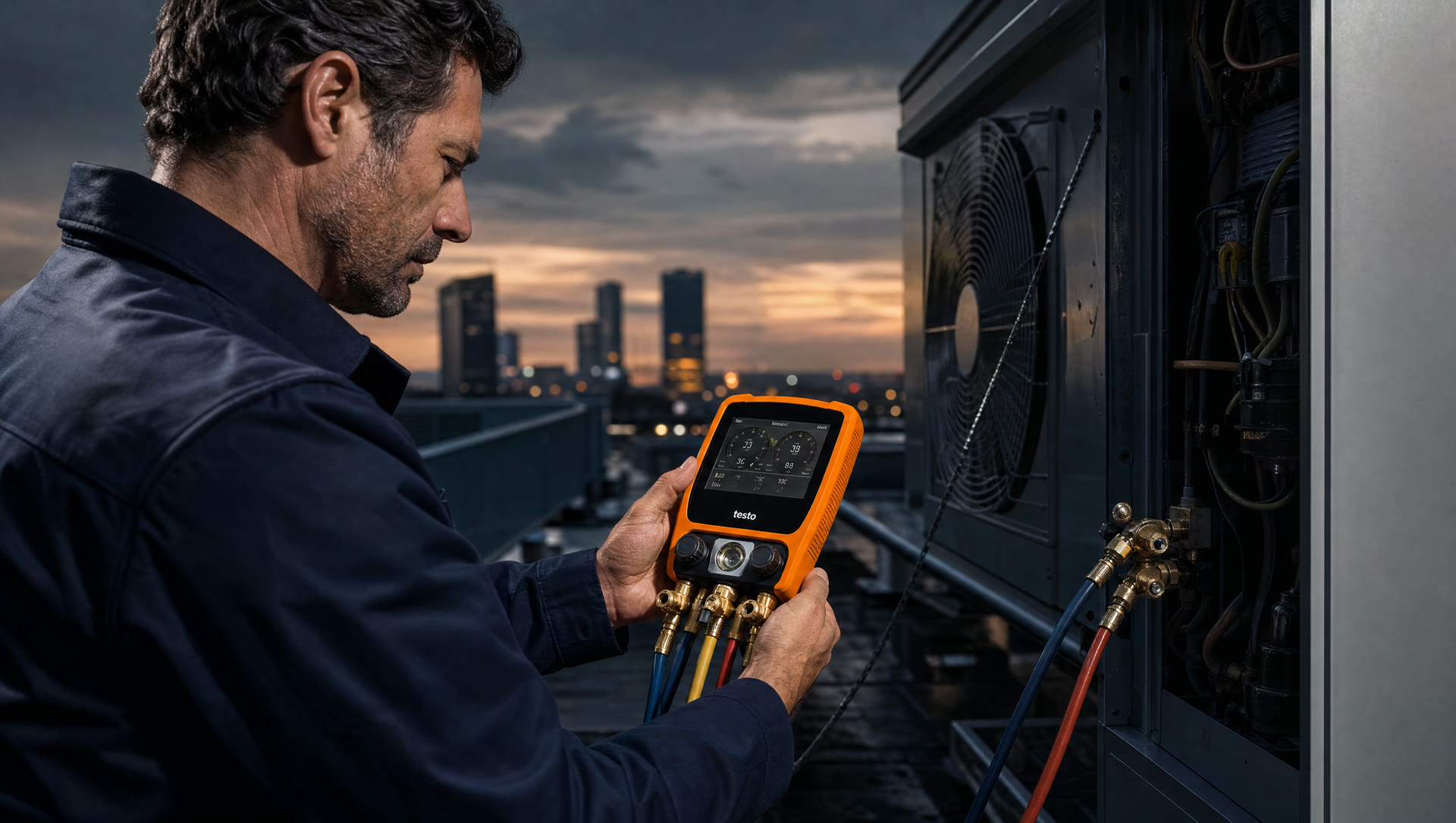 Strumentazione digitale professionale Testo per il lavoro sugli impianti F-Gas